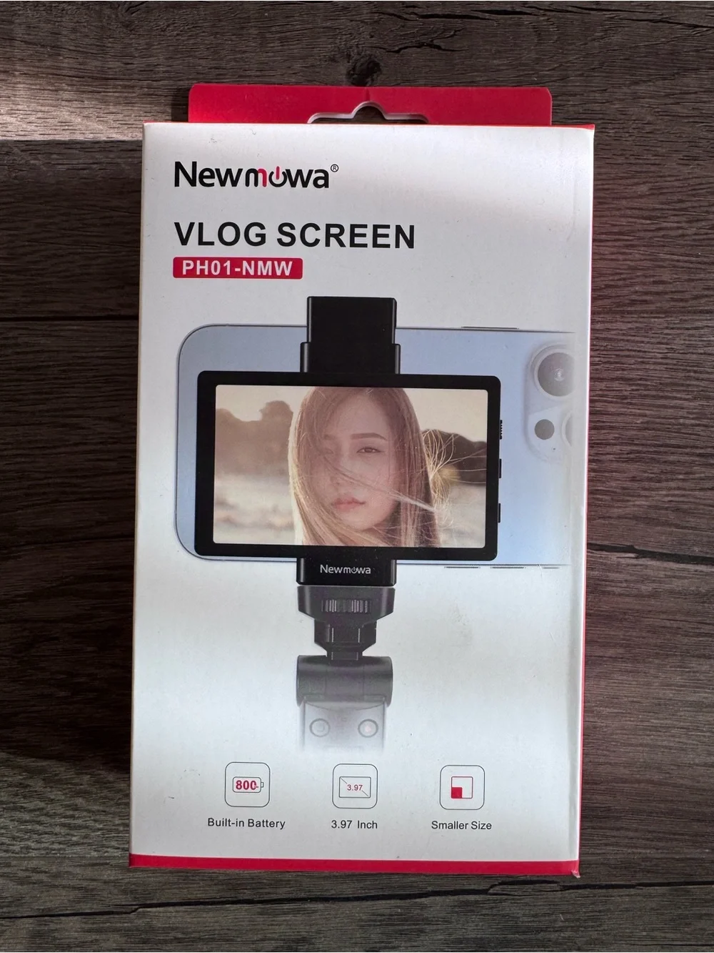 Magnetic Vlog Selfie Screen (4K Recording Rear Camera Monitoring)